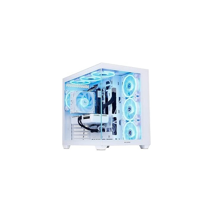 MLOONG Gaming PC Desktop for Gamers & Streamers，
